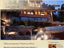 Tablet Screenshot of legrandchalet-colmar.com
